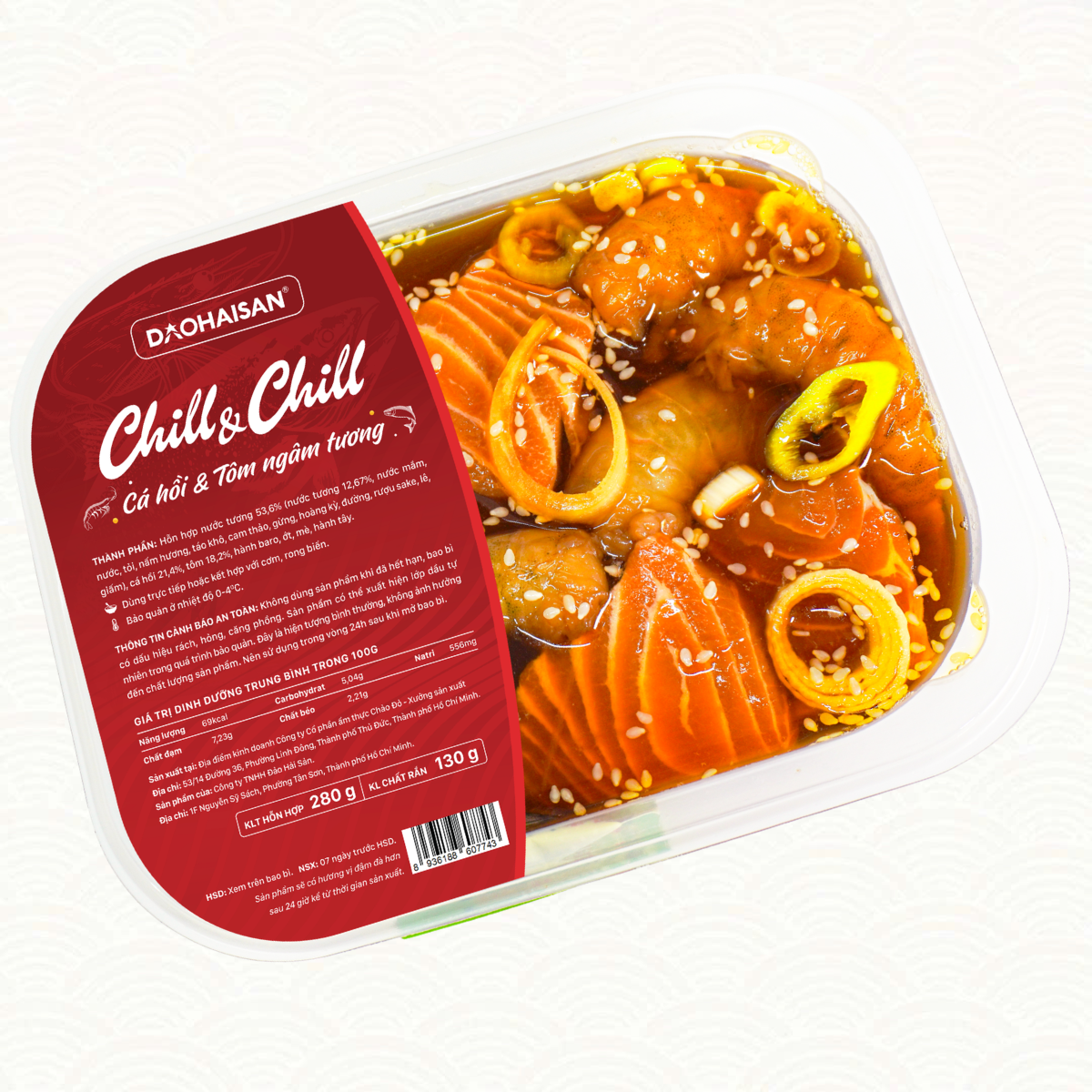 Cá Hồi & Tôm Ngâm Tương Chill & Chill - Hình 1